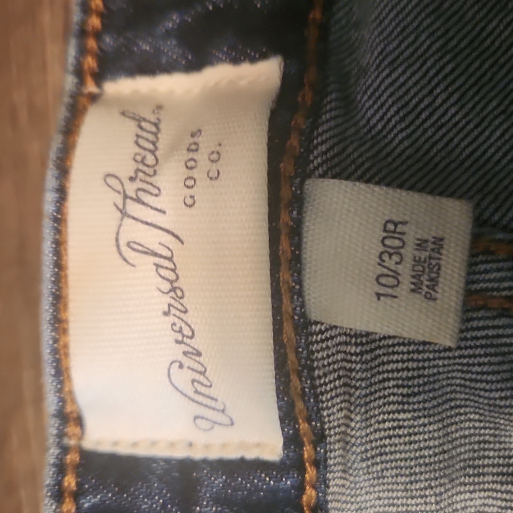 Universal Thread High Rise Slim Straight Jeans - Size 10/30R - Picture 2 of 12